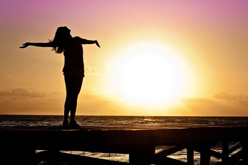 Woman at Sunrise